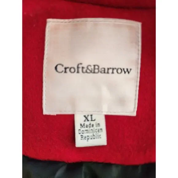 Croft‎ & Borrow Womens's XL Belted Wool Coat - Picture 6 of 9